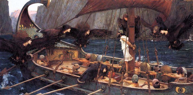 John William Waterhouse Ulysses and the Sirens Sweden oil painting art